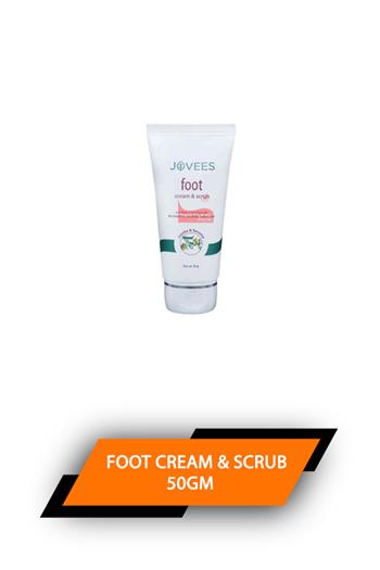 Jovees Foot Cream & Scrub 50gm